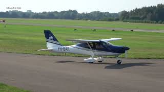 Tecnam P2010 Mk II PHBAR Teuge Airport 9 Sept 2023 [upl. by Abroms353]