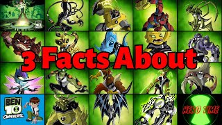 3 Facts About All Omniverse Aliens in Ben 10  17 aliens trivia [upl. by Draper]