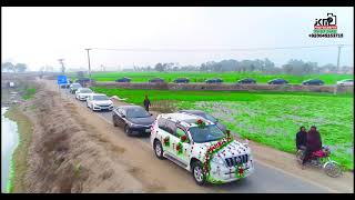 vekh baratan Chaliya wedding Car 🚗🚗💕  Highlight Barat View  Jk Movies  Jk Drone Videos  Jk [upl. by Kerrie]