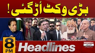 Big Wicket Down Imran Khan  Molana Fazal Ur Rehman News Headlines 8 PM 1 Sep 2024 Pakistan News [upl. by Robaina]