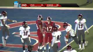 West Monroe WR Jake Norris lays out for the 5 yard touchdown reception [upl. by Anid]