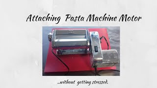 Pasta machine motor tutorial for use with polymer clay [upl. by Arica]