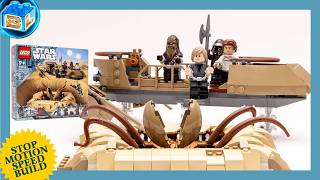 LEGO® 75396 Desert Skiff amp Sarlacc Pit  4K Speed Build Stop Motion [upl. by Amora]