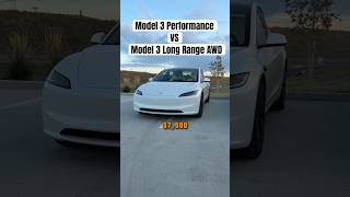 Is the Model 3 Performance Worth 7500 More Than AWD 🤔😳 [upl. by Corby]