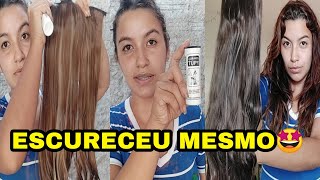 PINTANDO MEU MEGA HAIR TIC TAC COM CORANTE DE ROUPA  Chocada com o resultado 🤩 aplique tictac [upl. by Ailemaj284]