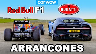 Bugatti Chiron vs Red Bull F1 ARRANCONES [upl. by Nayve546]