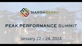 MarshBerry Peak Performance Summit 2024 [upl. by Roz891]