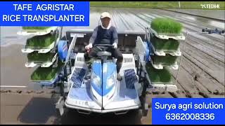 TAFE agristar rice transplanter [upl. by Suirtimed]