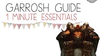 Garrosh Guide  1 Minute Essentials  Flex LFR Normal  Tank Healer DPS  Siege of Orgrimmar [upl. by Mccoy712]