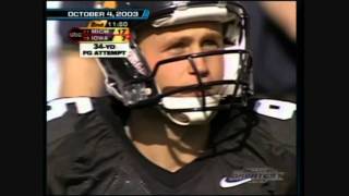 2003 11 Michigan at 19 Iowa Highlights [upl. by Eltsirc]