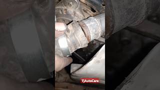 radiator hose installation mechanic car engine repair radiator automobile TjAutoCare shorts [upl. by Eiffub887]