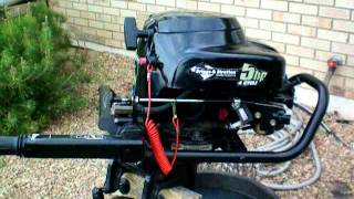 2003 Briggs amp Stratton 5HP Outboard Motor [upl. by Auqinet688]