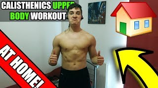 My Calisthenics Upper Body Workout Routine 💪 [upl. by Hanikahs]