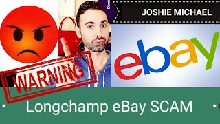 Longchamp eBay SCAMMERS [upl. by Erik485]