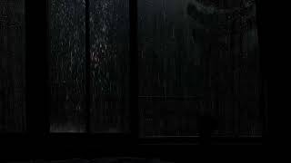 Thundering Outside 🌧️ Stress Relieving Soothing Rain Sounds in Cozy Window Ambience [upl. by Aneleasor]