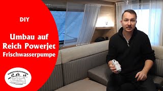 DIY Tausch der Frischwasserpumpe im Wohnwagen  fendtcaravanfan [upl. by Kcirderfla]