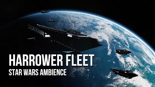 HarrowerClass Dreadnought Fleet  Star Wars Ambience  Ship Engine Quiet Radio Chatter Deep Space [upl. by Bergstein938]