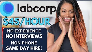 LABCORP IS HIRING NOW  NO INTERVIEW  NO PHONE  NO EXPERIENCE WORK FROM HOME JOBS 2024 [upl. by Qahsi293]