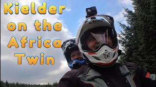 Kielder Forest Road on the Africa Twin [upl. by Doughty821]