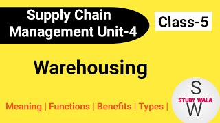 Warehousing managementFunctions of warehousingTypes of warehousingImportance of warehousing [upl. by Pachston]