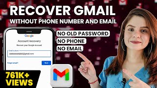 How to Recover Gmail Without Phone number and Email  Reset Gmail Password without code 2024 [upl. by Megargee953]