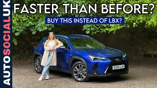 Lexus UX300h UPDATED review  More power and refinement 2024 UK [upl. by Nojid]