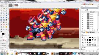 Tutoriel animation de sprites 2D avec Gimp [upl. by Orling]