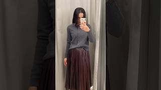 Zara cardigan and skirt try on✨ [upl. by Eednahs]