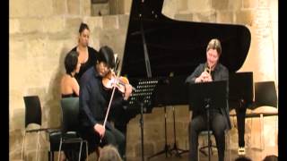 Sergei Nakariakov Daishin Kashimoto Maria Meerovitch Brahms Horn Trio in E flat arr for fluge [upl. by Wolfy]