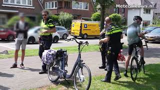 Fietser ernstig gewond na botsing met wielrenner in Steenwijk [upl. by Joel]