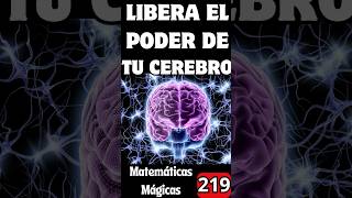 LIBERA EL PODER DE TU CEREBRO INCREMENTA TU INTELIGENCIA  matemáticas educación maths shorts [upl. by Airegin]