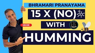 Bhramari Pranayama  Humming Breathing Exercise  Nitric Oxide Breathing [upl. by Richer]