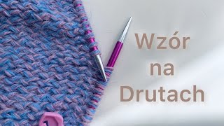 Łatwy ładny wzór na Druty [upl. by Odele]