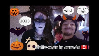 HAPPY HALLOWEEN 🎃 2023 CELEBRATING HALLOWEEN THE SPOOKY PARTY 2023 IN CANADA  HALLOWEN VLOG [upl. by Jordison]