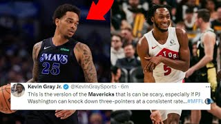 NBA FANS REACT TO DALLAS MAVERICKS BEATING TORONTO RAPTORS  MAVERICKS VS RAPTORS REACTIONS [upl. by Acsot]