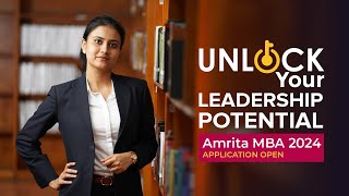 Unlock Your Leadership Potential  Amrita School of Business  Applications Open for 2024 Batch [upl. by Idram32]