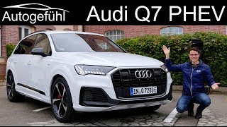 Audi Q7 Sline Facelift FULL REVIEW with 60 TFSI e quattro new PHEV [upl. by Ynettirb]