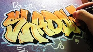 Shadow Graffiti Canvas Speed Art [upl. by Victoir811]