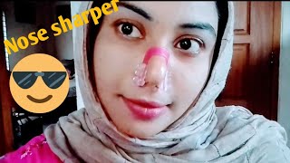 বোচা নাক কে চিকন করার চেষ্টা  Nose shaper challenge within 1 month [upl. by Trotter228]