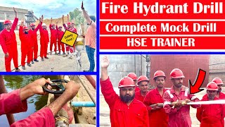 Fire Hydrant Drill  HSE TRAINER [upl. by Pastelki612]