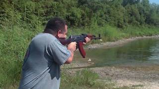 Test firing a 1976 tula akm [upl. by Yrnehnhoj561]