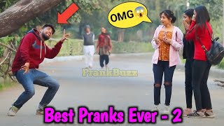 Best Pranks Ever Part2😳😱 Top Pranks in the world PrankBuzz [upl. by Leverick]