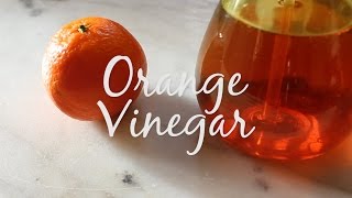 Orange Peel Vinegar Cleaner  Vinaigre Orange Nettoyant [upl. by Llenehc113]