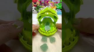 ASMR ALIEN DENTIST LOVE EATING GREEN GUMMY CANDYshortvideosatisfyingasmrshorts [upl. by Nagem830]