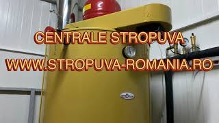 Alimentarea cu Brichete din rumegus  Autonomie 2 zile  Centrala pe lemne Stropuva S40 Universal [upl. by Thora]