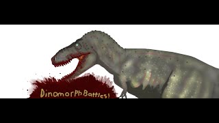 Dinomorph BattlesGiganotosaurus carolinii vs Spinosaurus aegyptiacus [upl. by Dragde70]