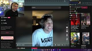 xQc Reacts to the Funniest TikToks for 50 minutes [upl. by Emilia]