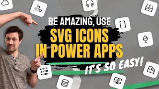 SVG Icons for the WIN in PowerApps  whywhenhow to usewhere to find [upl. by Bowman816]