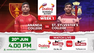 Ananda College vs St Sylvester’s College  Div 1 Segment B Dialog Schools Rugby League 2024 [upl. by Idnew]