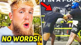 Jake Paul PANICS After Mike Tyson Releases NEW TERRIFYING Sparring Footage [upl. by Gilbye]